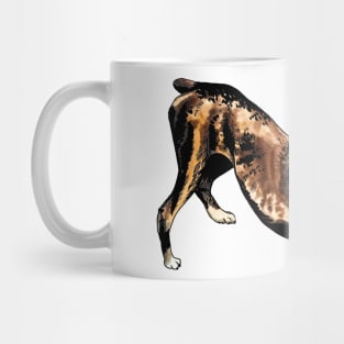 boxer dog Mug